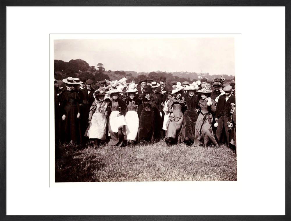 Line of dancing women, c 1898. - Image 51