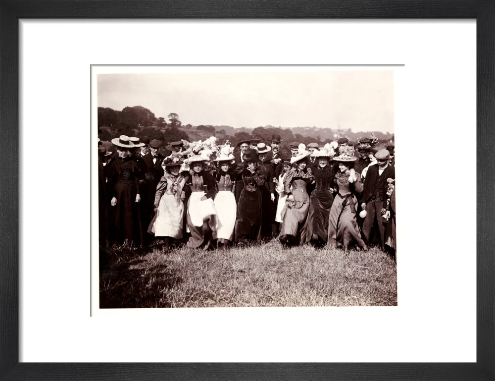 Line of dancing women, c 1898. - Image 8