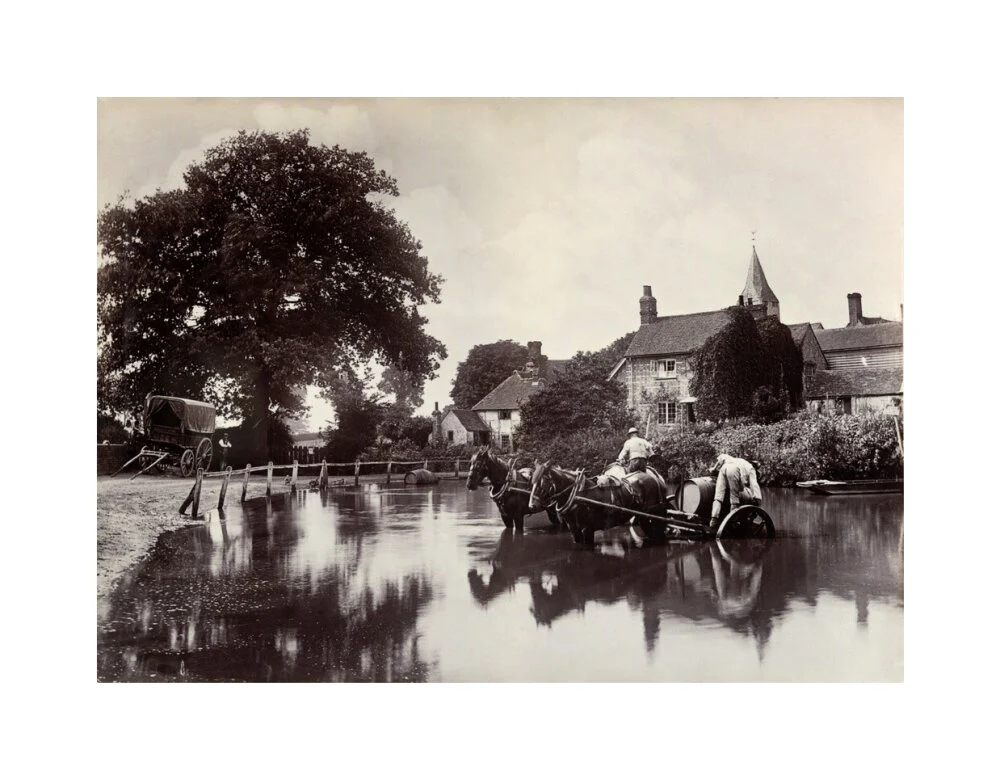 Filling water wagons, c 1890 - Image 28