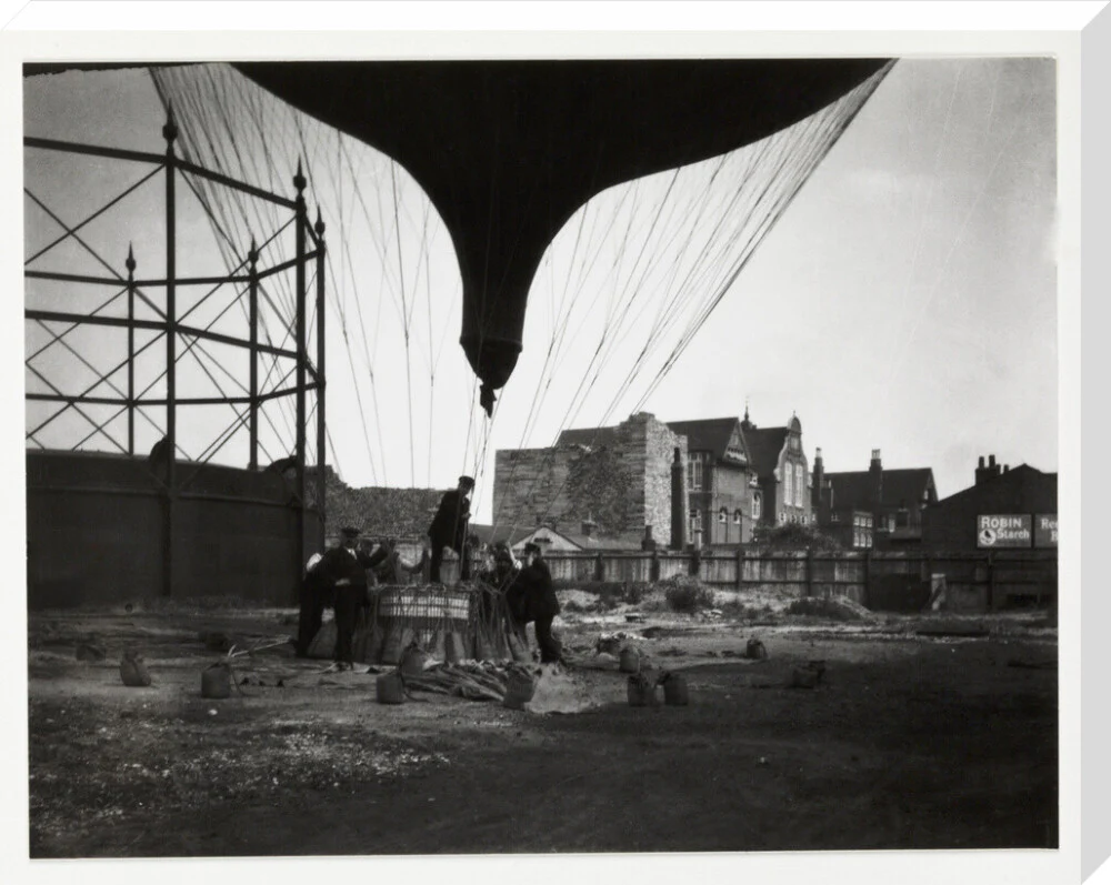 Hot air balloon, c 1905. - Image 67