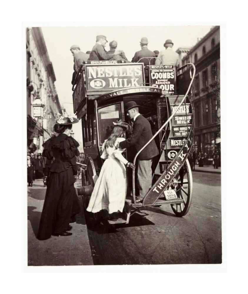 Boarding a bus, about 1900 - Image 29