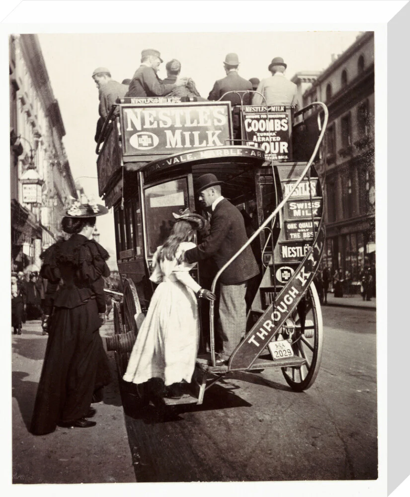 Boarding a bus, about 1900 - Image 32