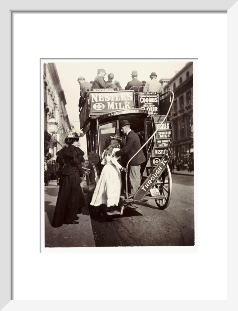Boarding a bus, about 1900 - Image 9