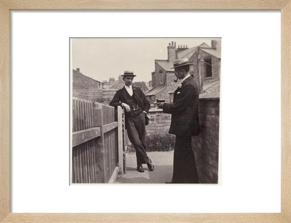 Man taking a photograph with a Brownie camera, c 1900. - Image 11