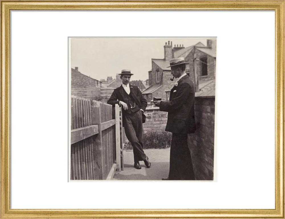 Man taking a photograph with a Brownie camera, c 1900. - Image 15