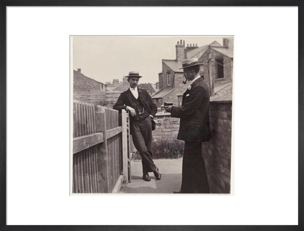 Man taking a photograph with a Brownie camera, c 1900. - Image 18