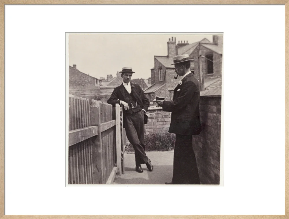 Man taking a photograph with a Brownie camera, c 1900. - Image 26