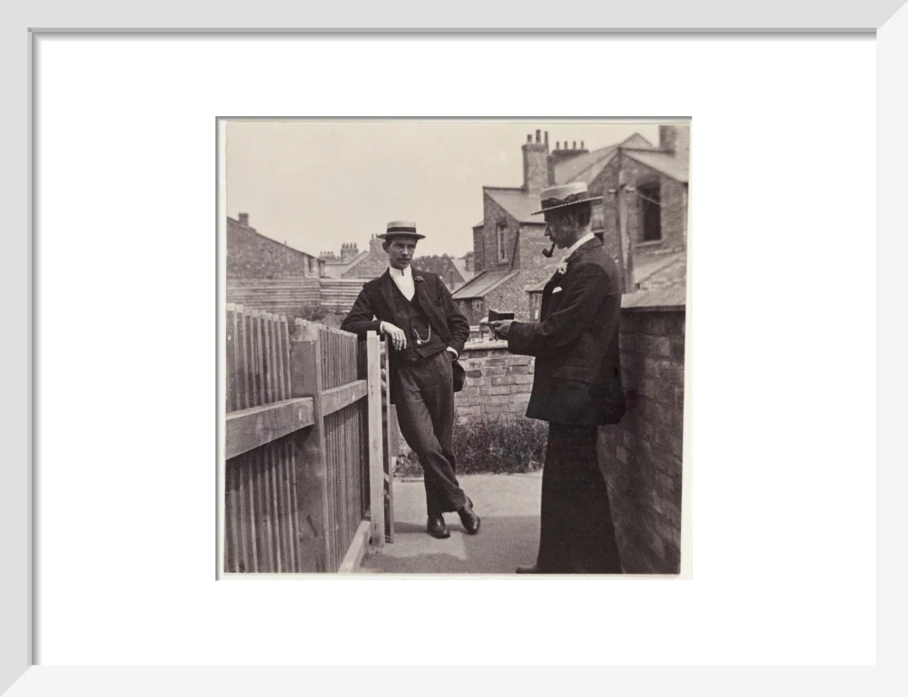 Man taking a photograph with a Brownie camera, c 1900. - Image 42