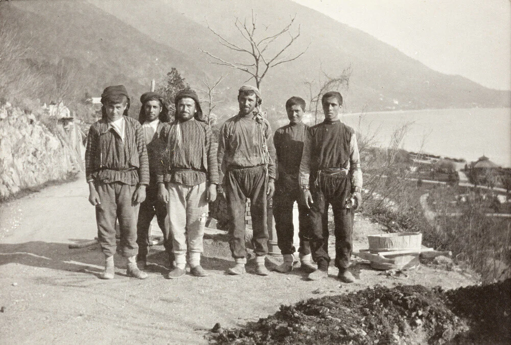 Workmen at Gagra