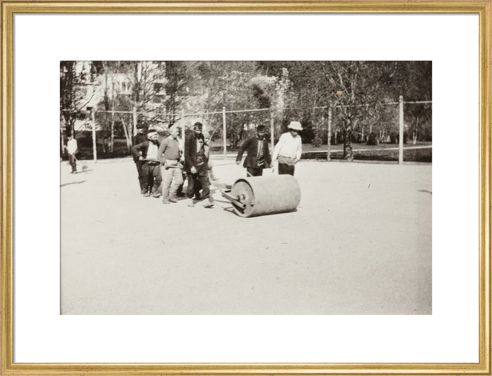 Rolling the Tennis Courts. - Image 53