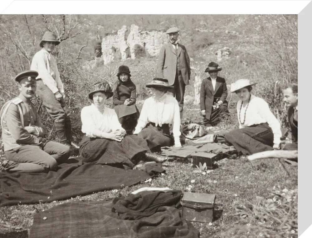 A picnic at the river Bzib about 40 versts from Gagra - Image 65