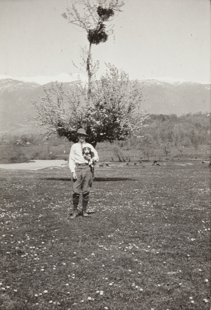 On the Banks of the Black River, about 80 versts from Gagra; Nikita with Mart.