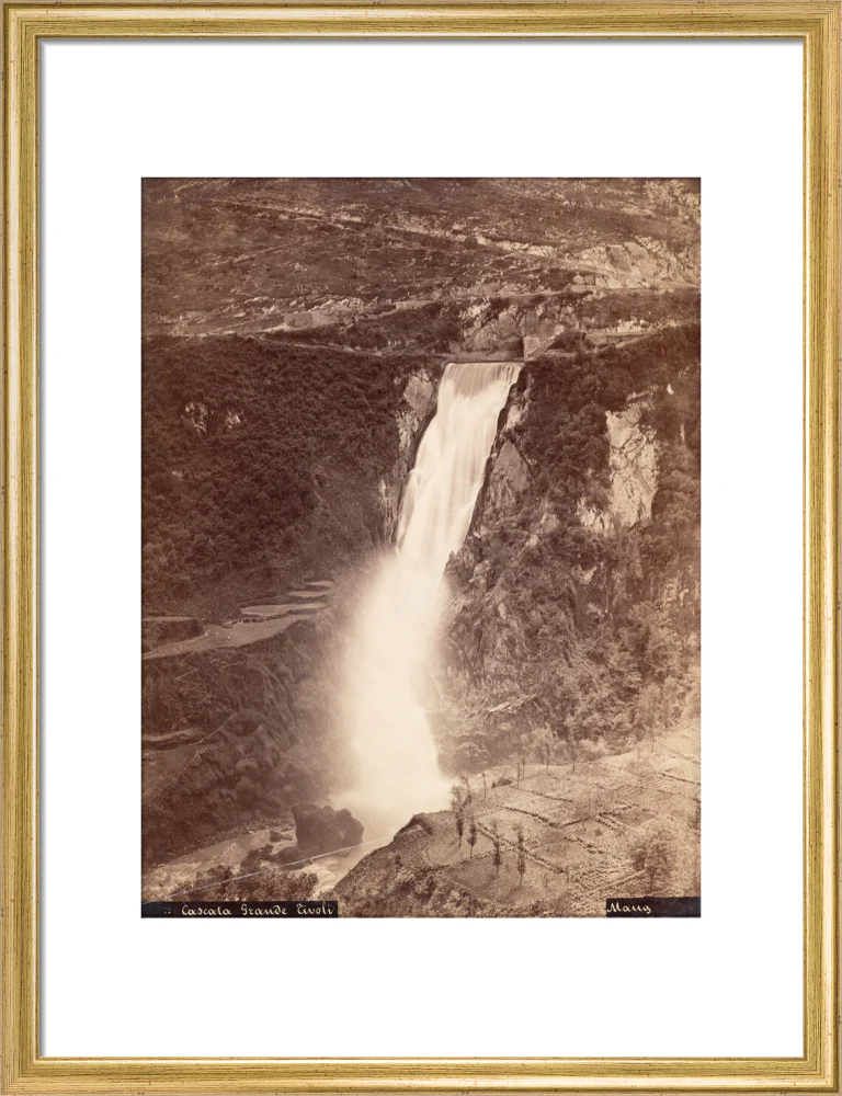 'The Grand Waterfall, Tivoli', Italy, c 1850-1900. - Image 15