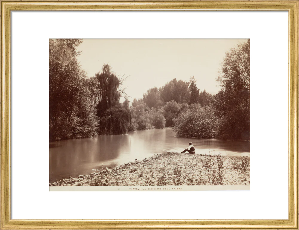 River Aniene, Tivoli, Italy, c 1850-1900. - Image 15