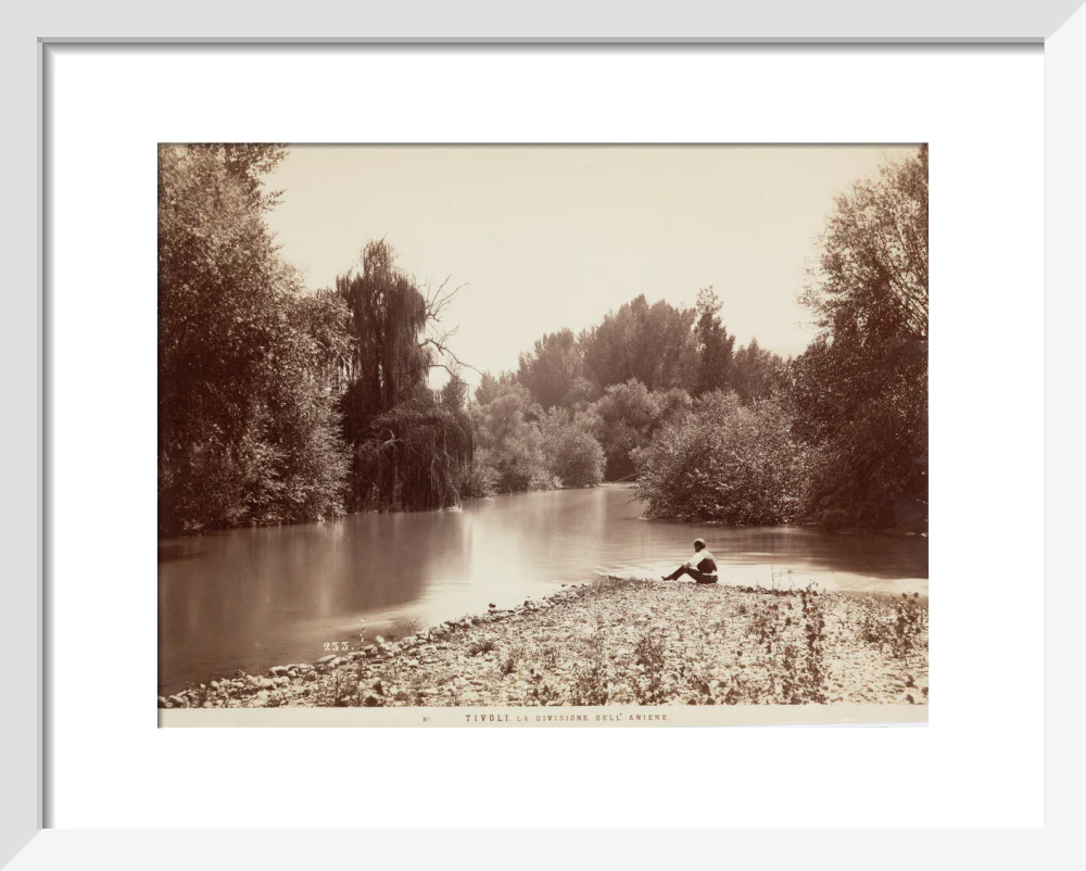 River Aniene, Tivoli, Italy, c 1850-1900. - Image 4