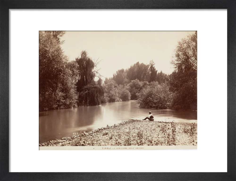 River Aniene, Tivoli, Italy, c 1850-1900. - Image 41