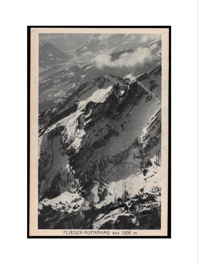 Postcard for the Flieger-Aufnahme at 3200m, 1927. - Image 22