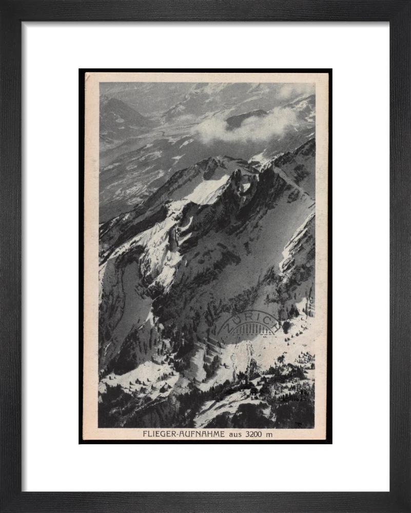 Postcard for the Flieger-Aufnahme at 3200m, 1927. - Image 3