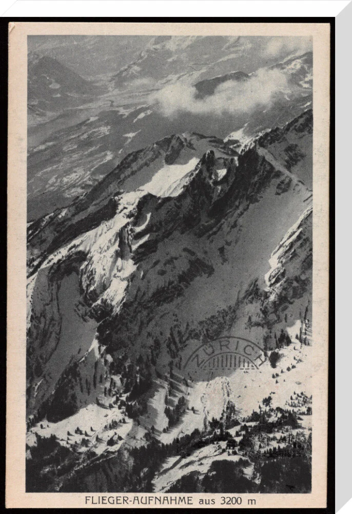 Postcard for the Flieger-Aufnahme at 3200m, 1927. - Image 33