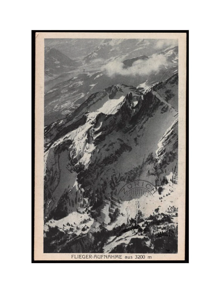Postcard for the Flieger-Aufnahme at 3200m, 1927. - Image 50