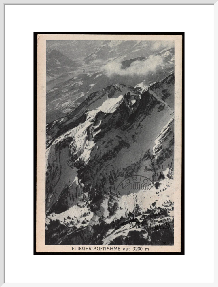 Postcard for the Flieger-Aufnahme at 3200m, 1927. - Image 57