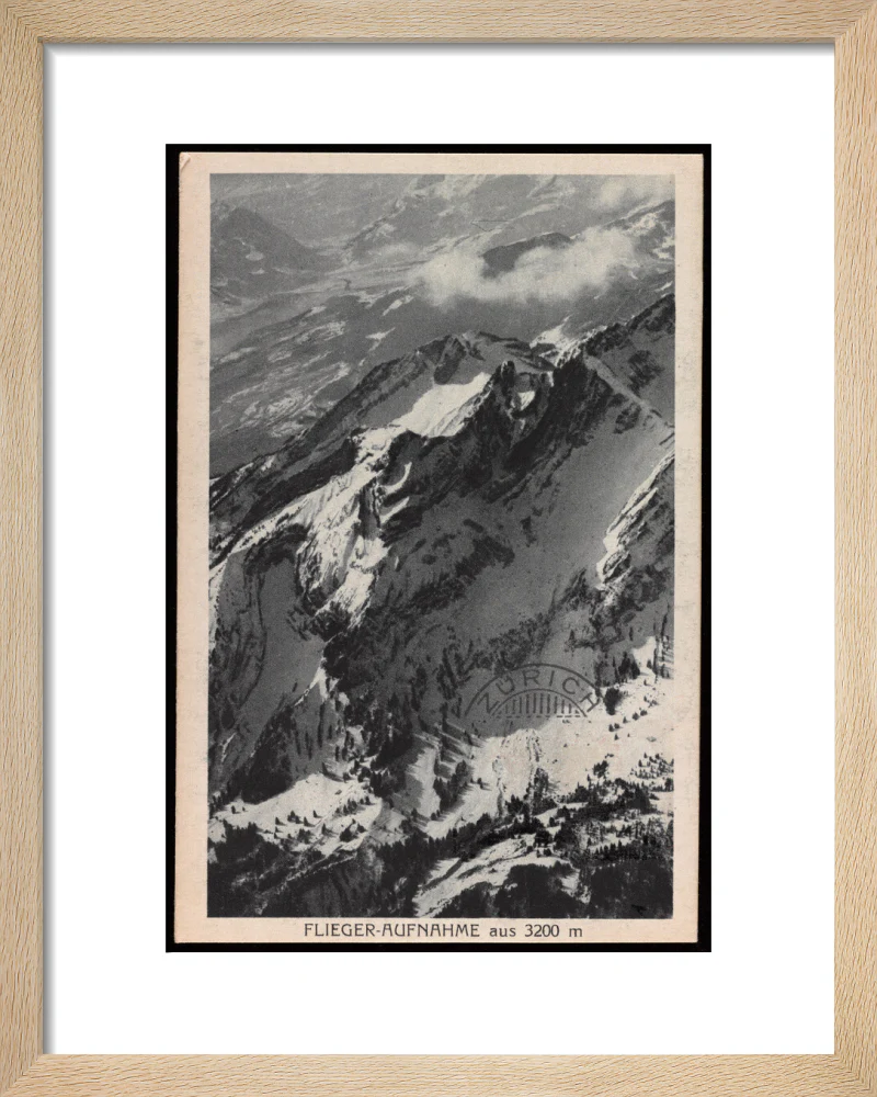Postcard for the Flieger-Aufnahme at 3200m, 1927. - Image 6