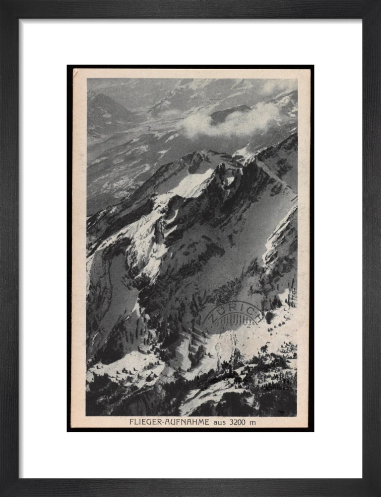 Postcard for the Flieger-Aufnahme at 3200m, 1927. - Image 8
