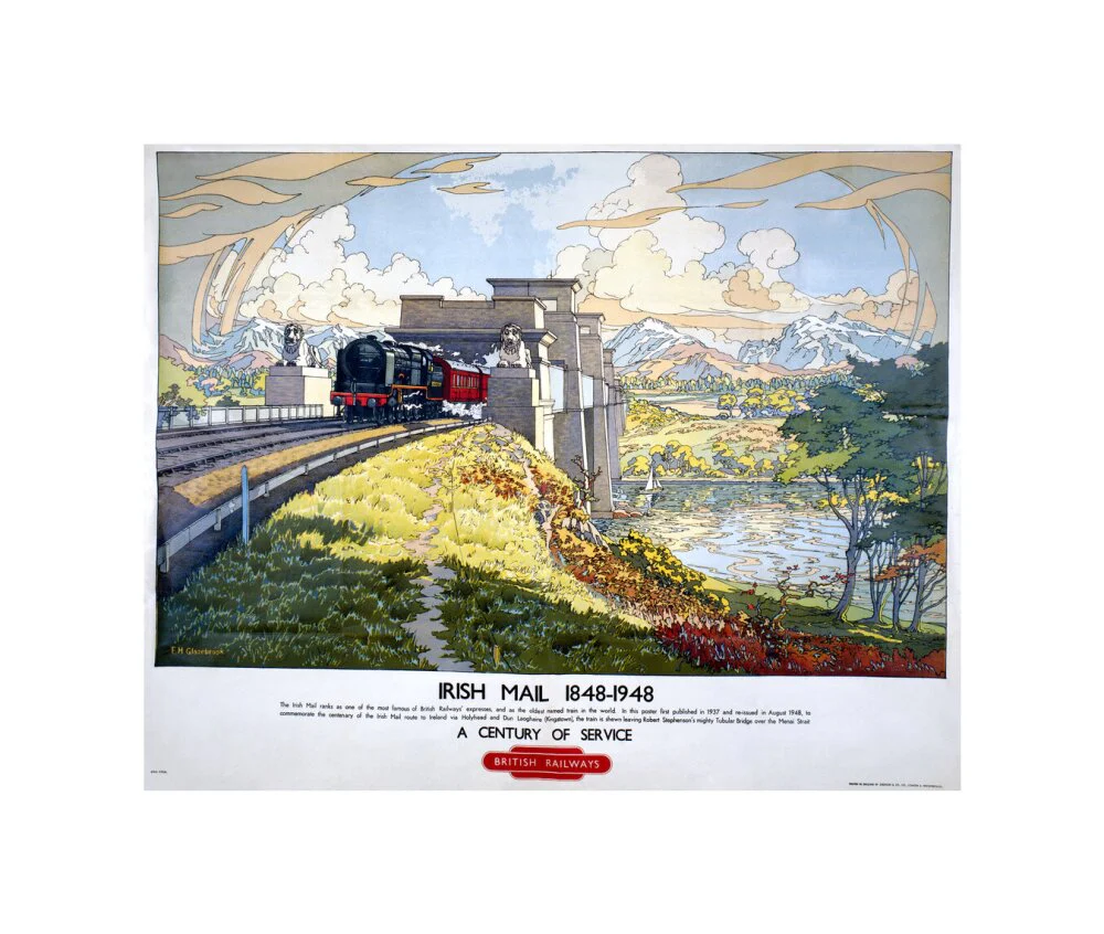 'Irish Mail: A Century of Service', BR poster, 1948. - Image 27