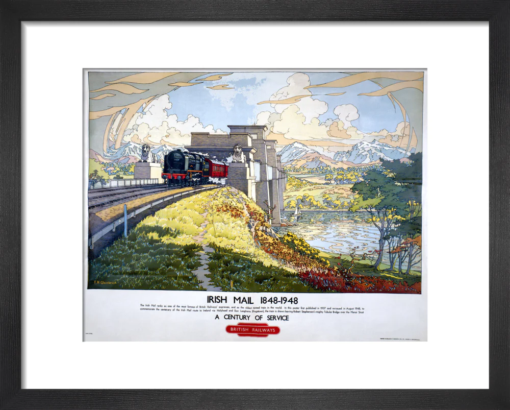 'Irish Mail: A Century of Service', BR poster, 1948. - Image 3