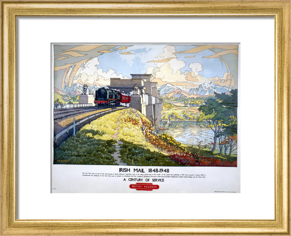 'Irish Mail: A Century of Service', BR poster, 1948. - Image 38