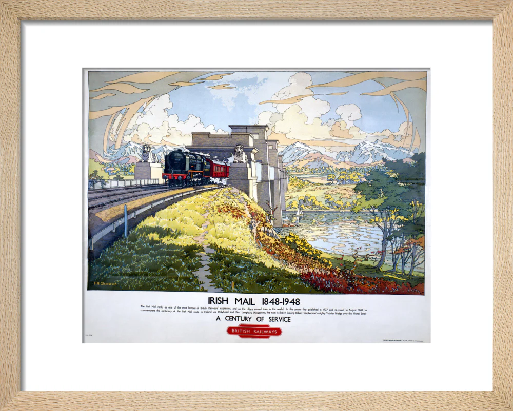 'Irish Mail: A Century of Service', BR poster, 1948. - Image 39