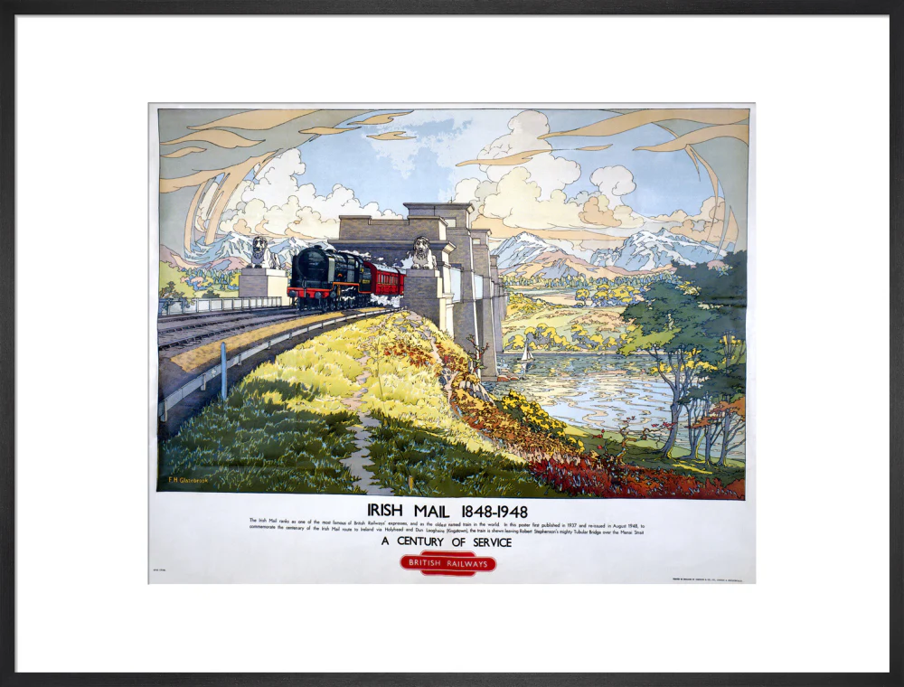 'Irish Mail: A Century of Service', BR poster, 1948. - Image 56