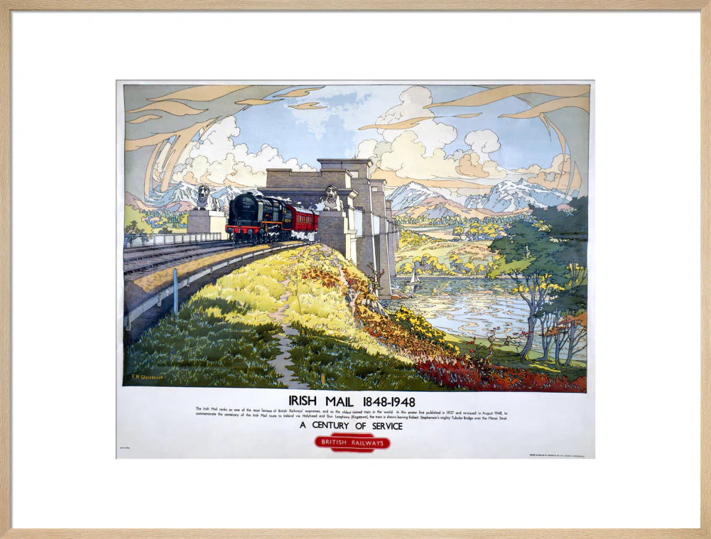 'Irish Mail: A Century of Service', BR poster, 1948. - Image 59