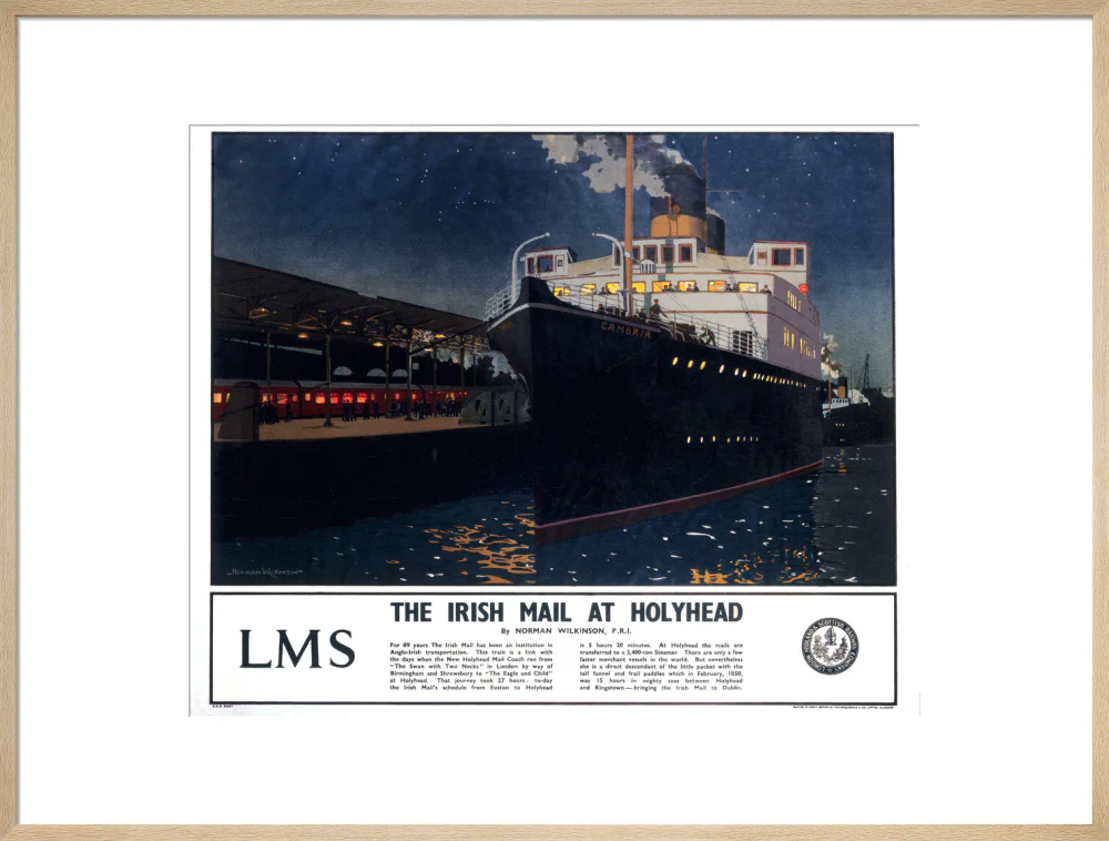 'The Irish Mail at Holyhead', c 1925. - Image 26