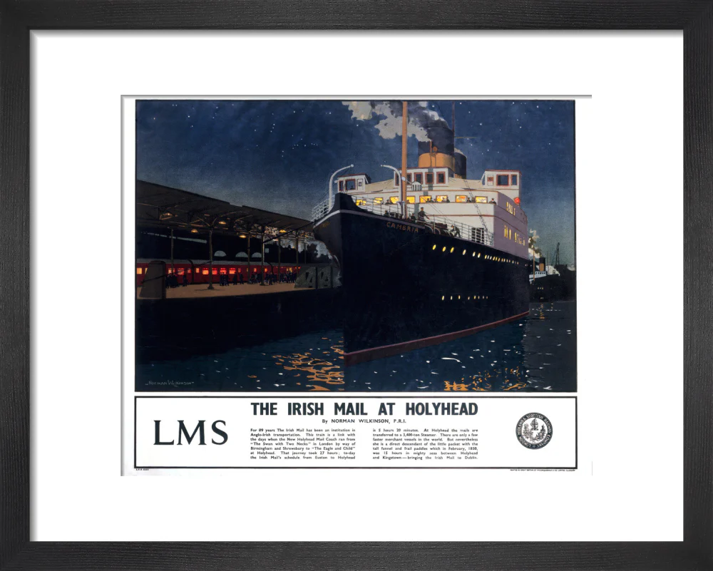 'The Irish Mail at Holyhead', c 1925. - Image 36