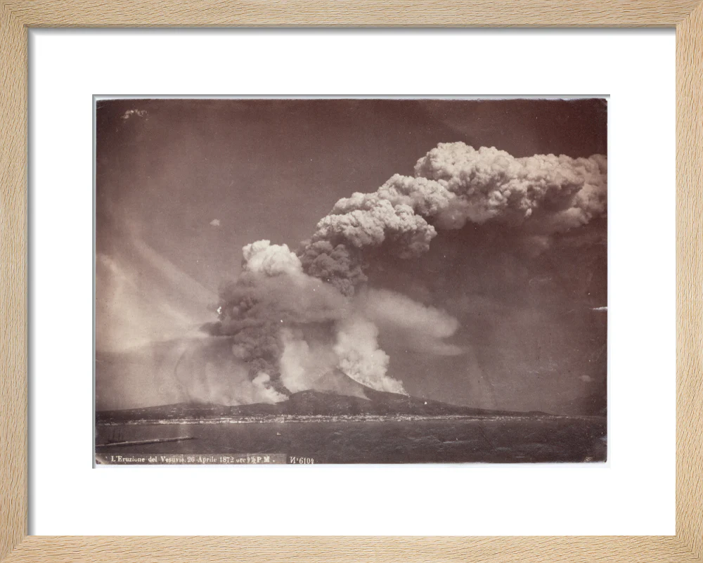 Eruption of Vesuvius, Italy, 4.30 pm, 26 April, 1872. - Image 6