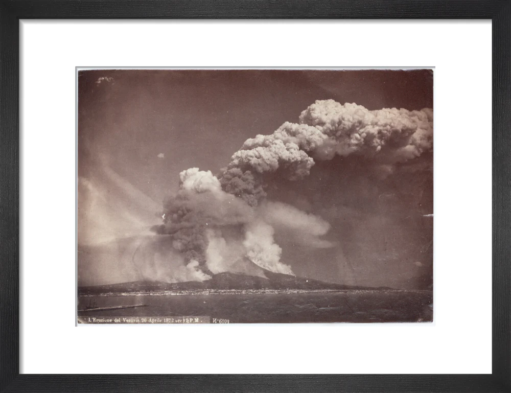 Eruption of Vesuvius, Italy, 4.30 pm, 26 April, 1872. - Image 8
