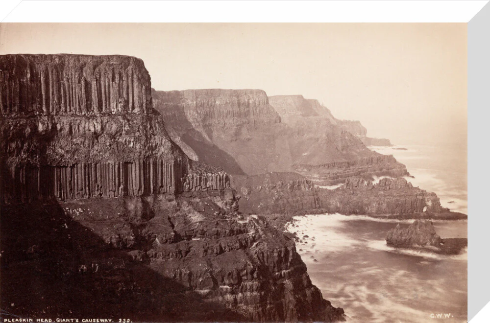 'Pleaskin Head, Giant's Causeway', Northern Ireland, c 1850-1900. - Image 32