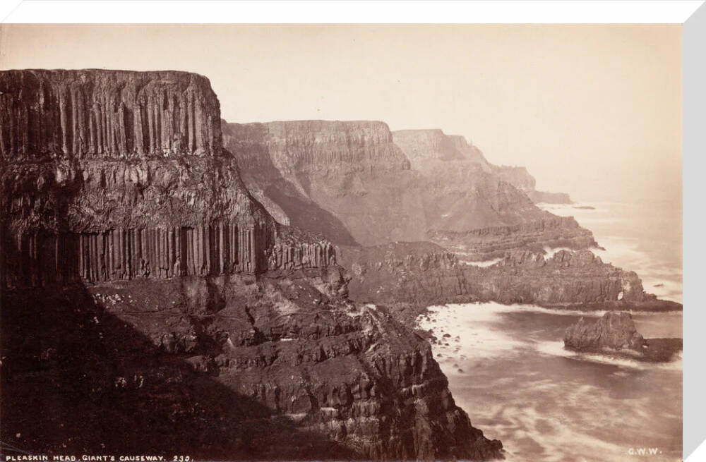 'Pleaskin Head, Giant's Causeway', Northern Ireland, c 1850-1900. - Image 33