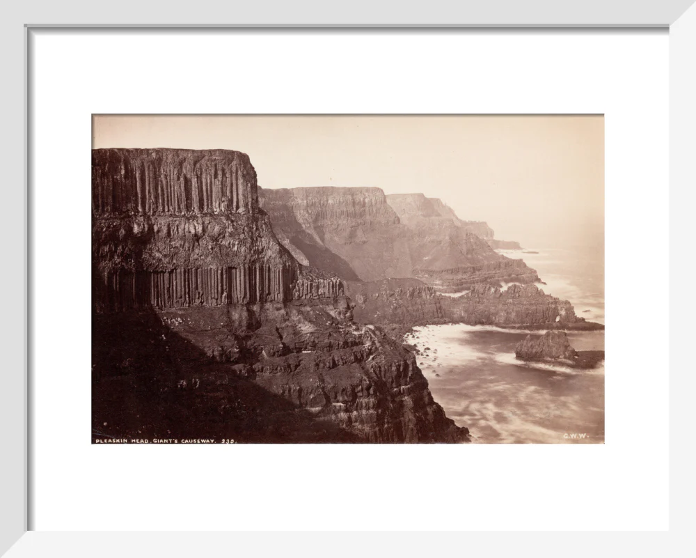 'Pleaskin Head, Giant's Causeway', Northern Ireland, c 1850-1900. - Image 37