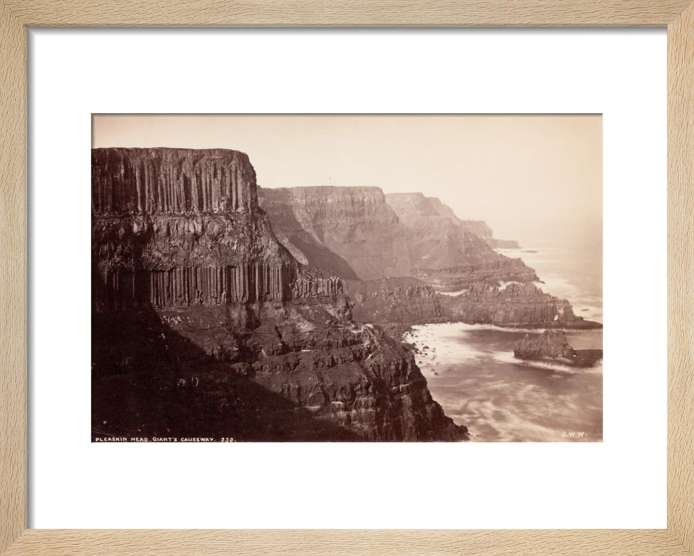 'Pleaskin Head, Giant's Causeway', Northern Ireland, c 1850-1900. - Image 39