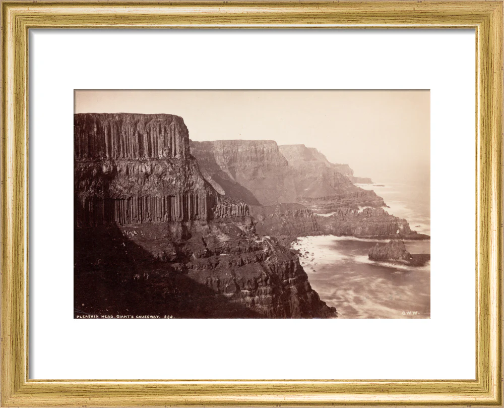 'Pleaskin Head, Giant's Causeway', Northern Ireland, c 1850-1900. - Image 5