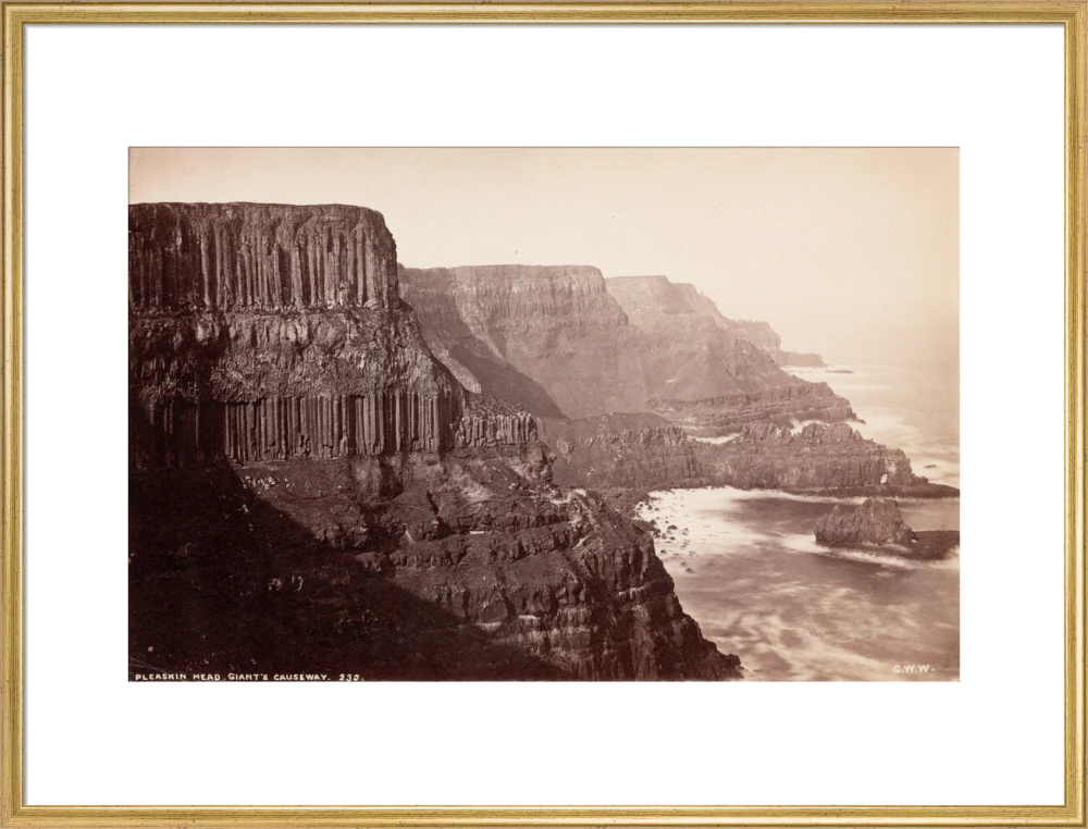 'Pleaskin Head, Giant's Causeway', Northern Ireland, c 1850-1900. - Image 58