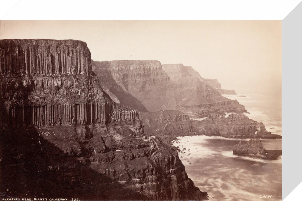 'Pleaskin Head, Giant's Causeway', Northern Ireland, c 1850-1900. - Image 64
