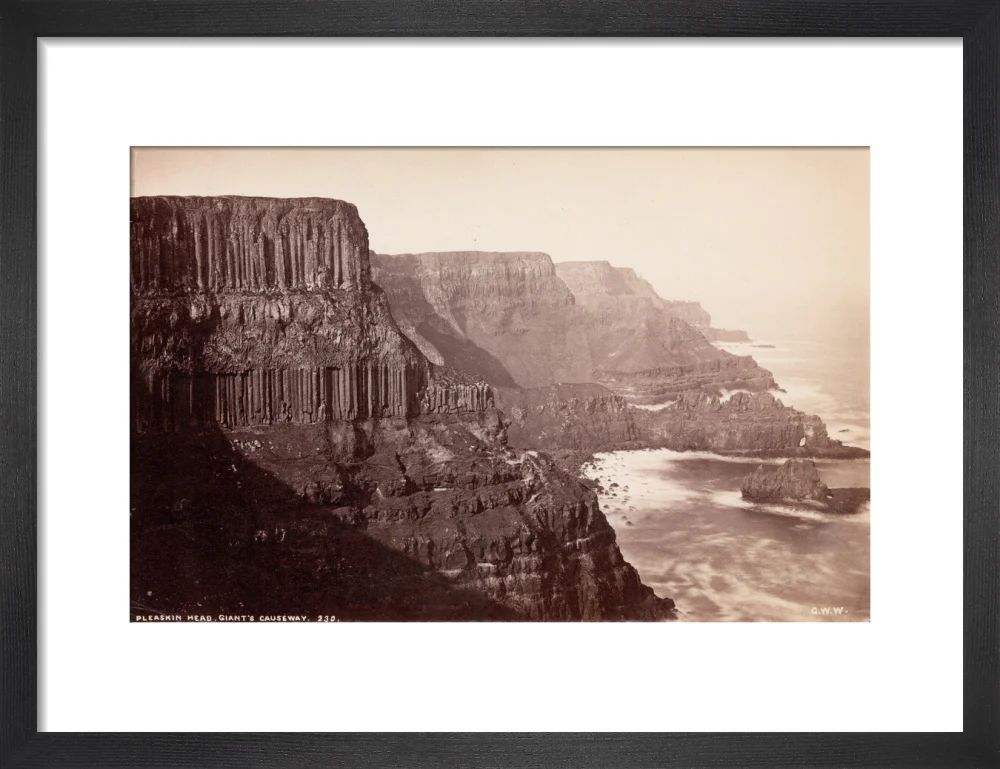 'Pleaskin Head, Giant's Causeway', Northern Ireland, c 1850-1900. - Image 8