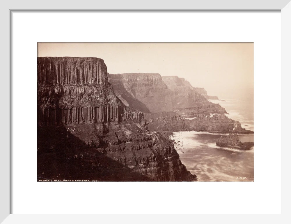 'Pleaskin Head, Giant's Causeway', Northern Ireland, c 1850-1900. - Image 9