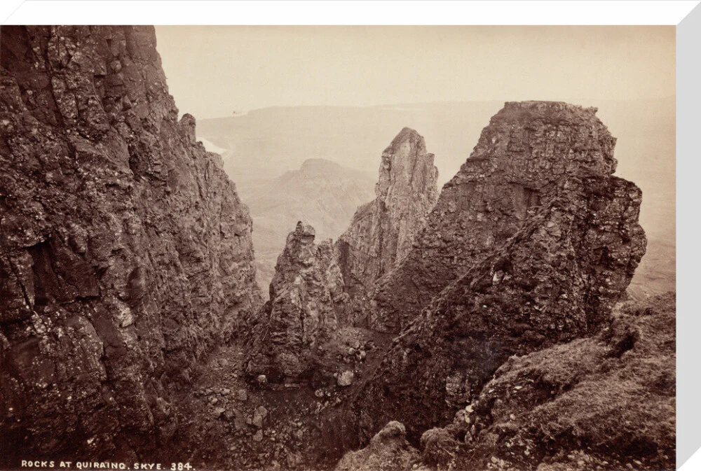 'Rocks at Quiraing, Skye', Isle of Skye, Scotland, c 1850-1900. - Image 33