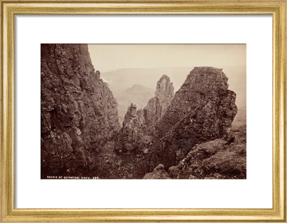 'Rocks at Quiraing, Skye', Isle of Skye, Scotland, c 1850-1900. - Image 43
