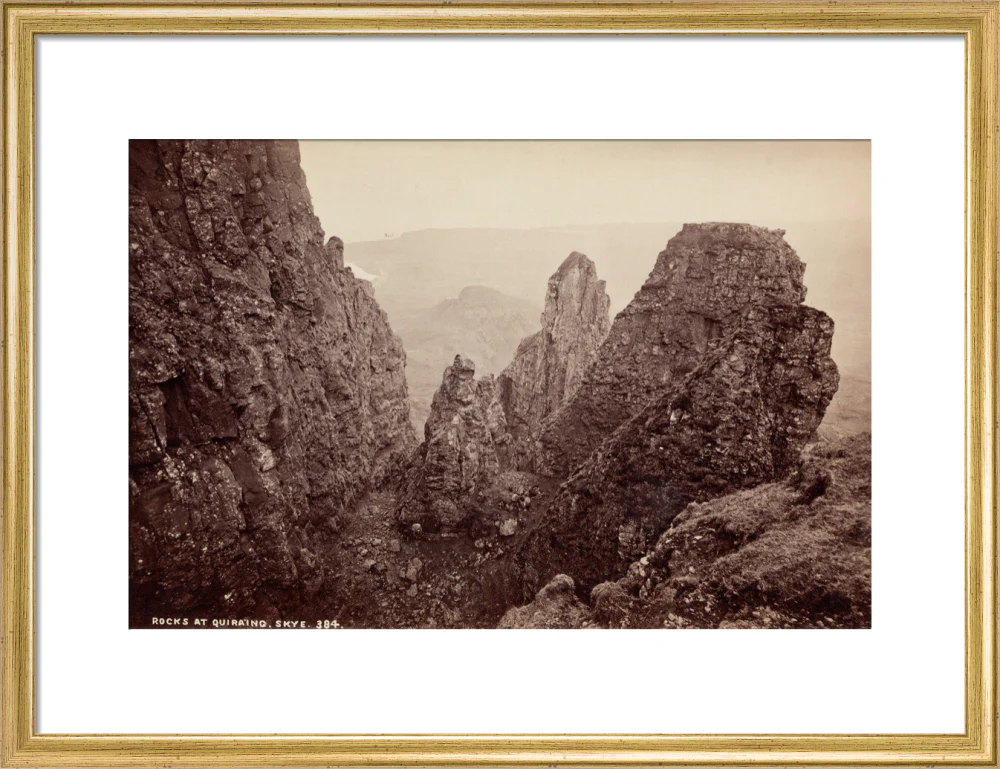 'Rocks at Quiraing, Skye', Isle of Skye, Scotland, c 1850-1900. - Image 48