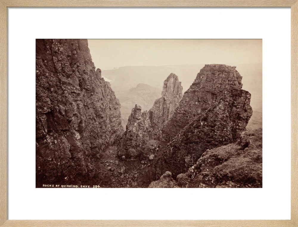 'Rocks at Quiraing, Skye', Isle of Skye, Scotland, c 1850-1900. - Image 49